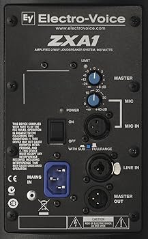 Amazon.co.jp: Electro-Voice ZXA1-90 Powered PA Speaker Black